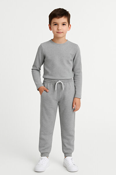 buğlem collection Παιδικό παντελόνι Jogger από 100% βαμβάκι με ελαστική μέση ...