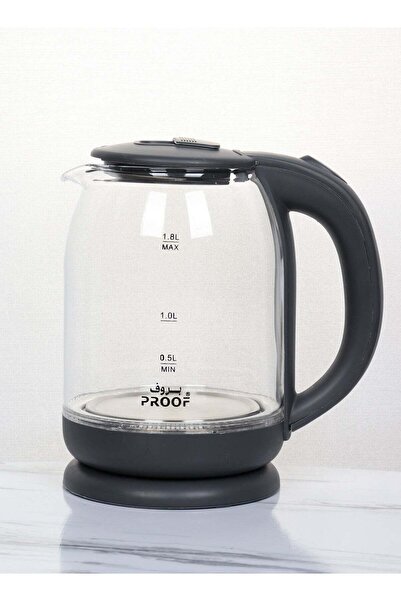 PROOF 1.8L Glass Electric Kettle - High safety, fast boiling, automatic shut-...