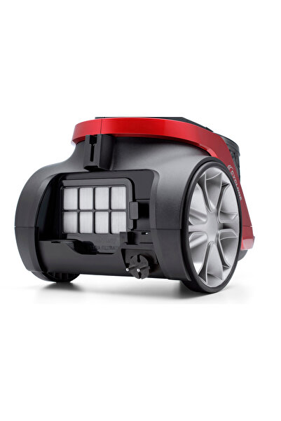 Arzum AR4126 Olimpia Focus Cyclone 800W Filtreli Elektrikli Süpürge HEPA 13 Filtre, Kırmızı