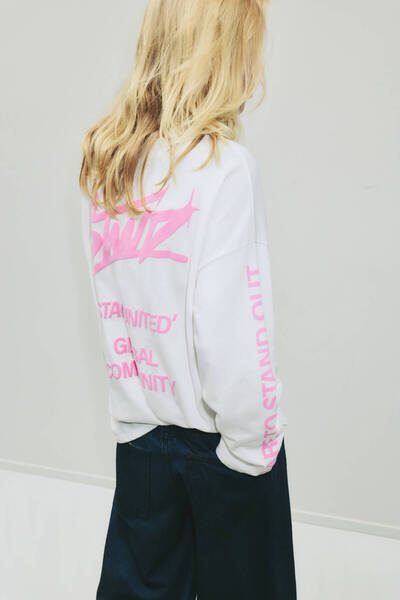 Pull & Bear Long sleeve STWD T-shirt