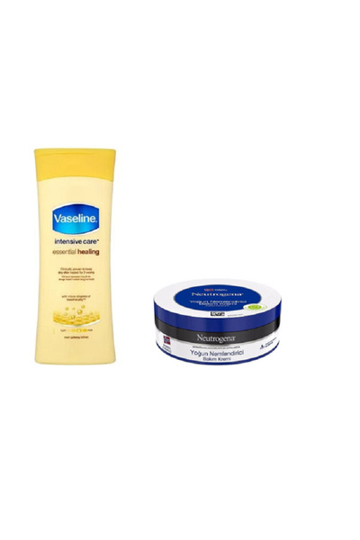 Vaseline لوشن + كريم مرطب نيوتروجينا |   مجموعة الترطيب المكثف للبشرة الجافة ...