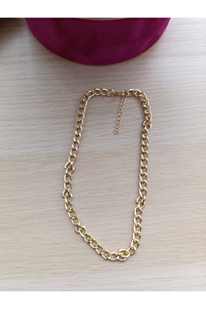 lor Statement Gold Chain Necklace
