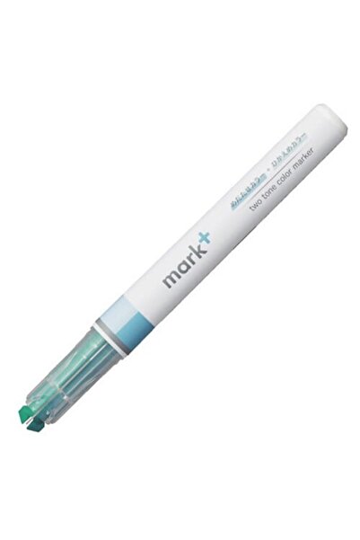 KOKUYO Fosforlu Kalem 2 Tone Mark Plus Yeşil