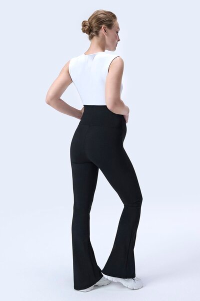 İmaj 716 Μαύρο κολάν εγκυμοσύνης με ψηλή μέση και εξαιρετικά ελαστικό αποτέλεσμα