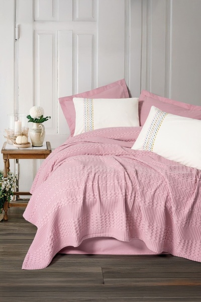 Cotton Box Aura Single Set Pebble Pink