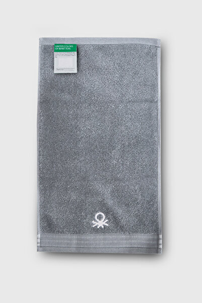 Benetton Home Рушник для ванної кімнати, рушник для обличчя, рушник для тіла, сірий, 100% бавовна, набір з 3 штук, 70x140 см, 50x90 см, 30x50 см