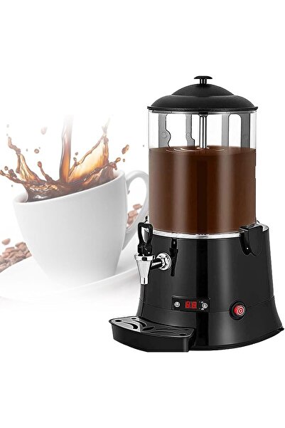 A.E موزع شوكولاتة ساخنة تجاري من ماكبين، نافورة شوكولاتة سعة 5/10 لتر مع شاشة LCD، درجة حرارة قابلة للتعديل من 30 إلى 90 درجة مئوية