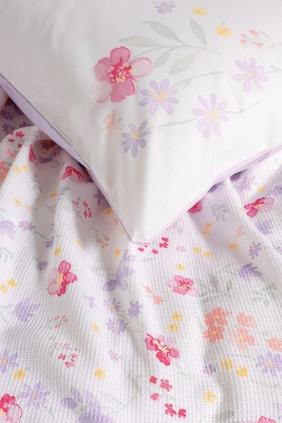 Cotton Box Estiva Single Pique Set Winsome Lilac