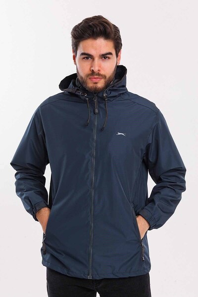 Slazenger معطف شتوي مقاوم للماء للرجال باللون البترولي