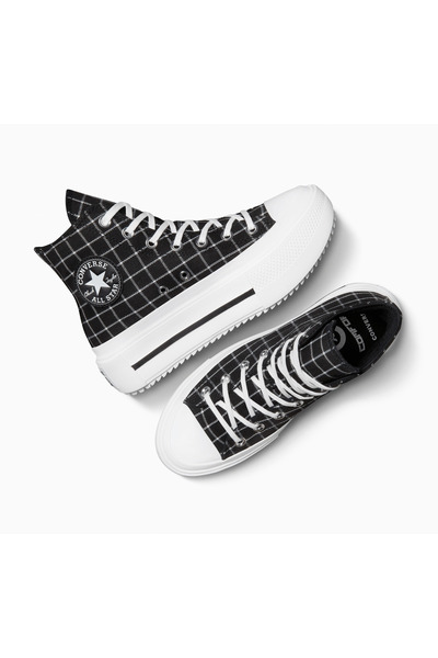 Converse Sneakers Chuck Tlr As Lift Double Stack, Black, Women