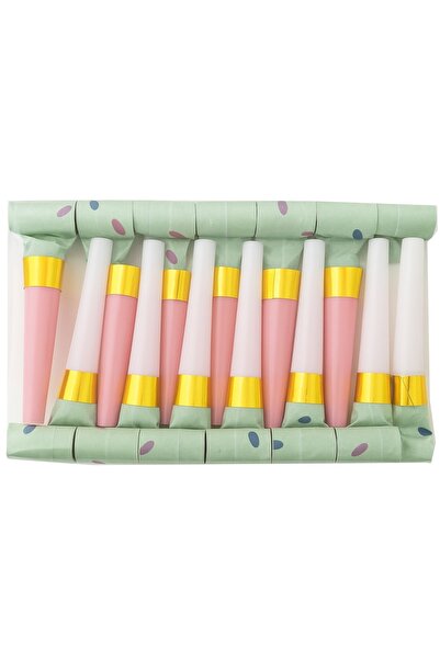 PUFO Set of 10 party blowers, children's, multicolor