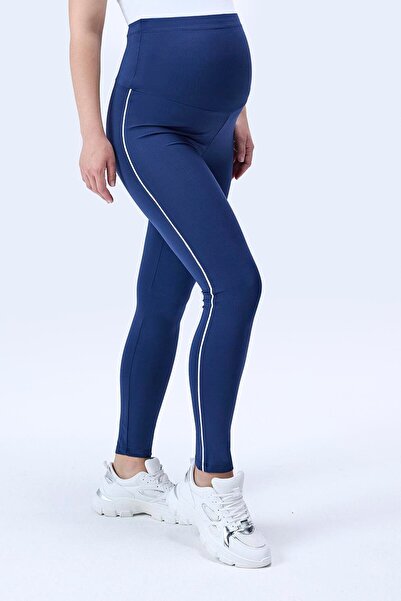 İmaj 356 Синій колір, підтягуючий та надзвичайно еластичний, висока талія, легінси для вагітних