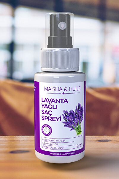 maisha&huile Lavanta Yağlı Saç Spreyi 50 ml %100 Doğal Yağı ayrıştırılmamış