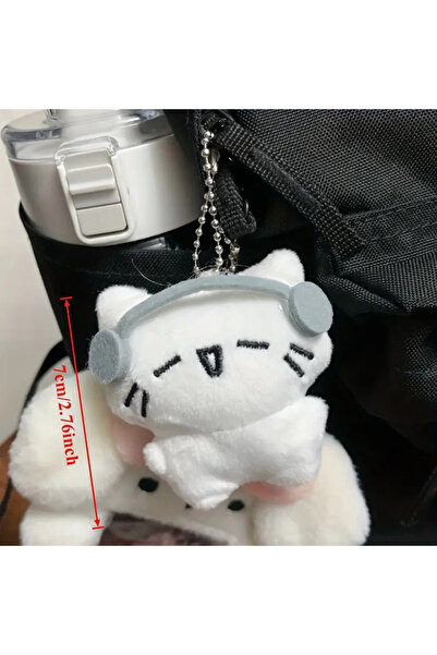 TATA CRAFT SET DE 2 GENȚE DE PLUȘ K pisică ACCESORII TELEFON TREND BRELOQUĂ