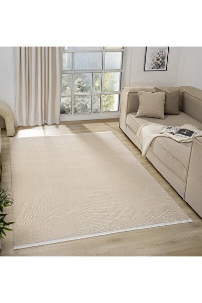 Mariesse Home Sahra Serisi Kalın Akrilik Dokuma Salon Mutfak Koridor Kesme Yo...