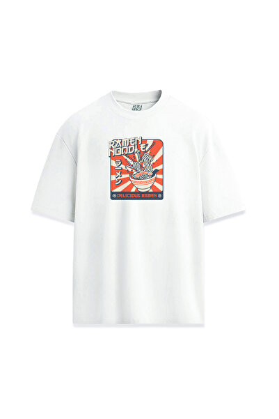 Darkia Japan Cultural Food Ramen Design Printed Unisex T-Shirt