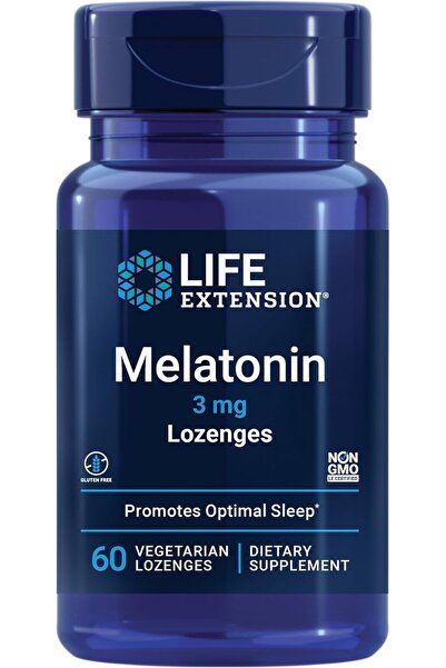 Life Extension الميلاتونين، 3 ملغ، دعم النوم الأمثل، إيقاعات الساعة البيولوجي...
