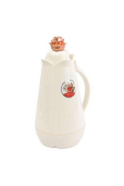 HOMEVEO Home View thermos, insulated, heat-preserving for tea and coffee, white color, 1 liter