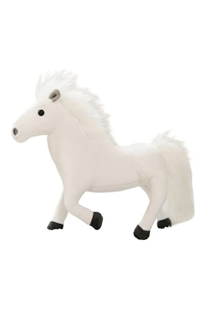 MASHASHOP Plus Horse, realistic, white, 27 cm
