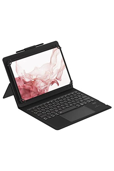 SMARTIX حافظة لوحة مفاتيح عالمية سوداء للكمبيوتر اللوحي مقاس 11 بوصة