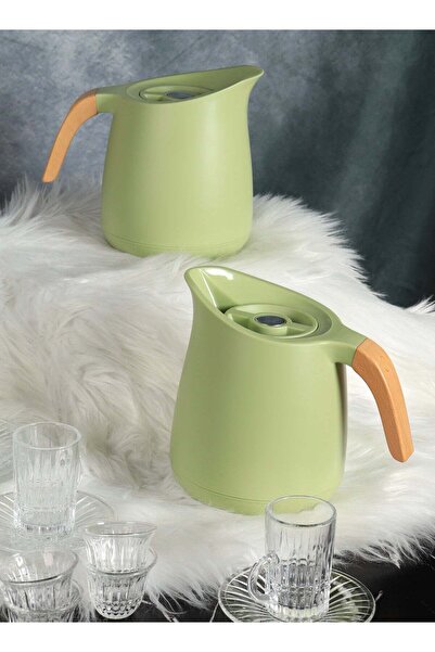 HOMEVEO طقم ترمس شاي وقهوة سعة 1 لتر