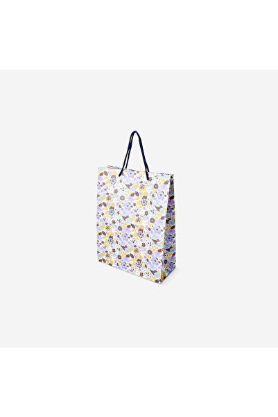 Flying Tiger Copenhagen Kır Çiçeği Desenli Kağıt Çanta