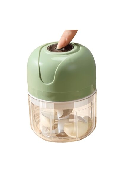 OEM Tocător electric fără fir, 250 ml, lame din oțel inoxidabil, portabil pentru usturoi și legume