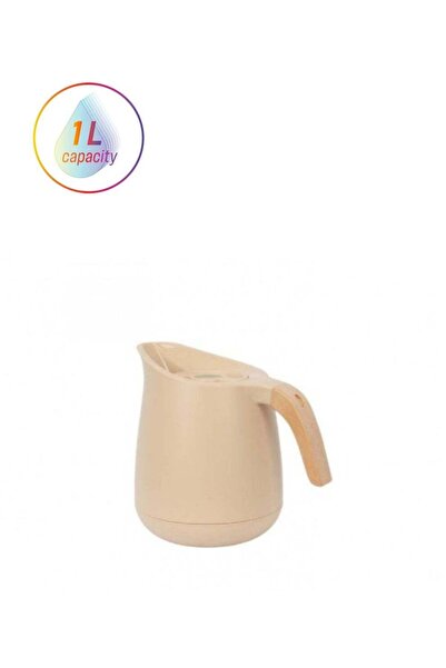 HOMEVEO ترمس شاي أو قهوة بجسم بلاستيكي وسعة لتر واحد