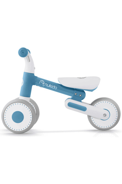 NUKIDO Bicicleta de echilibru, cadru durabil din otel, stabil, scaun moale, din spuma, inaltime reglabil...