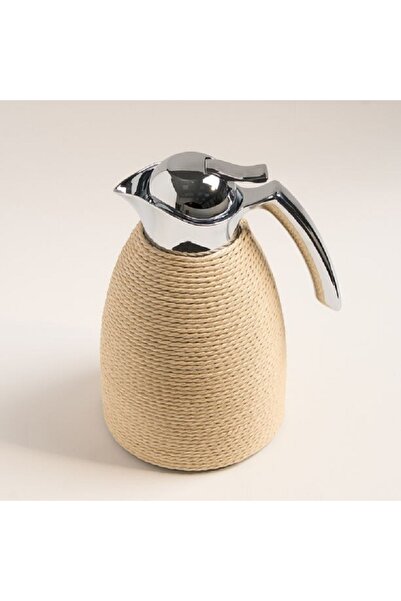 Dallaty Vacuum flask light beige rope 1L