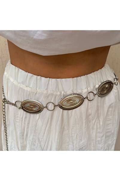 Jiwi Silver Kemer/Bel Zinciri
