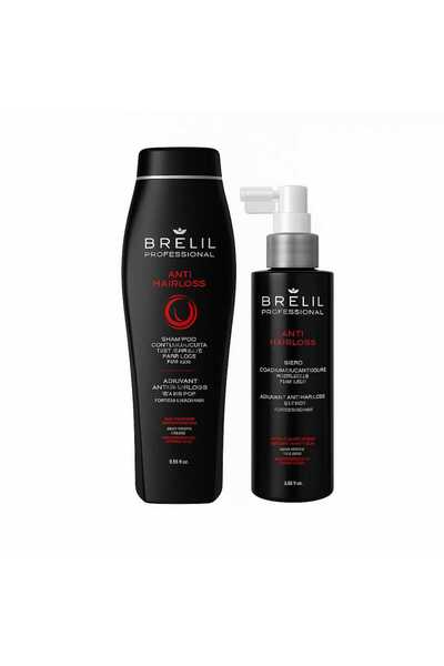 BRELIL الايطالي مجموعة علاج تساقط الشعر بالخلايا الجذعية النباتية: شامبو 250 ...