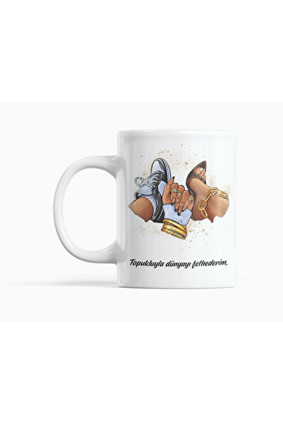 Nino Store I Conquer the World with My Heels, I Break the Rules with My Sneakers Themed Mug