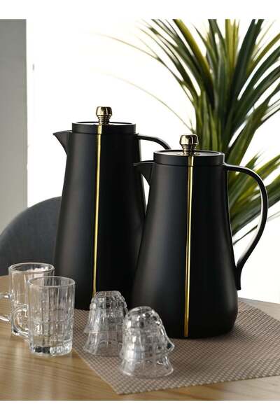 HOMEVEO طقم ترمس ذا لاين 1 لتر + 0.6 لتر