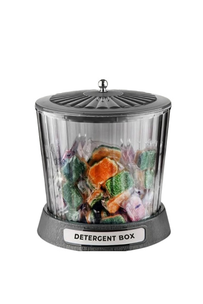 Hanedanev Lucca Medium Organizer Akrilik Lüx Patates Soğan & Deterjan Saklama Kabı Kapaklı 20x23 Cm