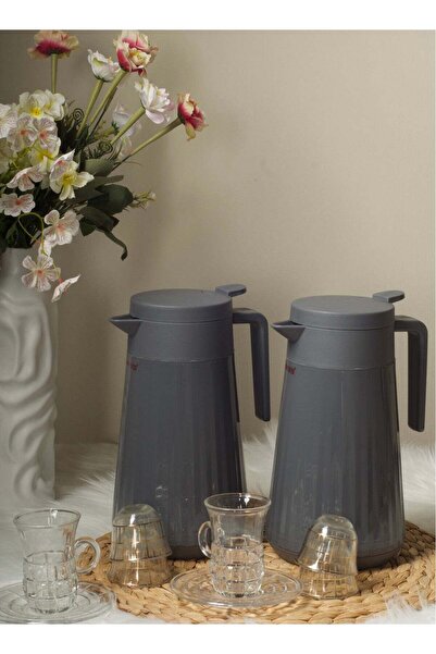 HOMEVEO طقم ترمس معطر سعة 1 لتر - ضيافة أنيقة وأداء عالي الجودة