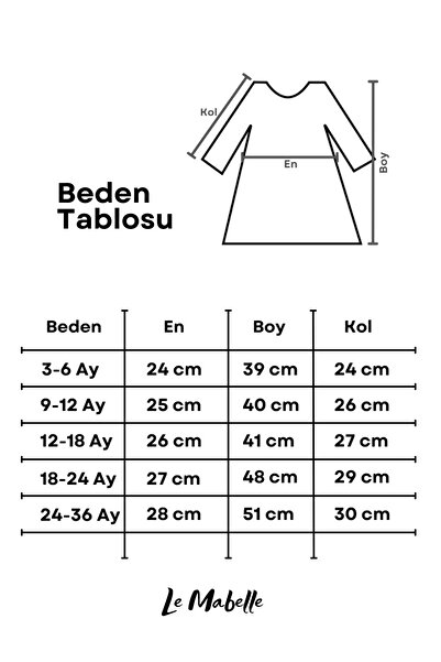 Le Mabelle Pudra Yıldızlı Tül Etekli Kız Bebek Elbise - Florine
