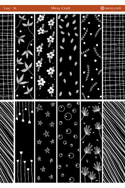 MirayDesign 1 autocolant tematic cu panglică 12x17 cm |   Pentru planificator...