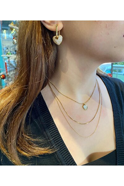 begonvil jewerly Düz İnce Zincir Kolye