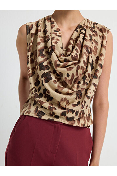 adL Kolsuz Degaje Desenli Bluz
