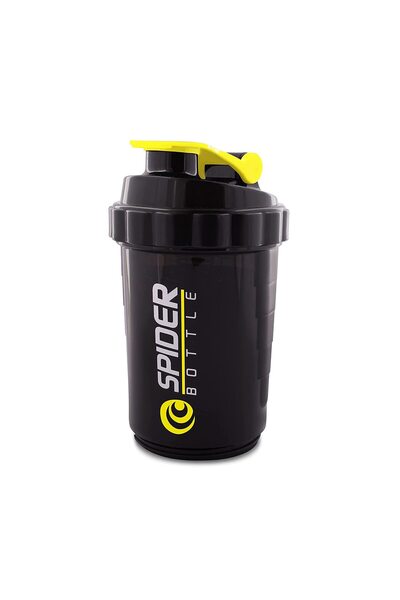 ON Electronics Spider Shaker Bottle 500ml for BCAA & Pre-Post Workout Supplement Protein Shake (Yellow)