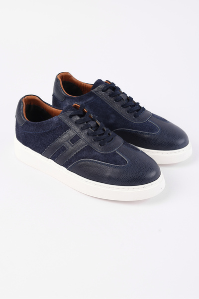 Rodrigo Men's Sneakers %100 Inner and Outer Genuine Leather Lace-Up Shoes