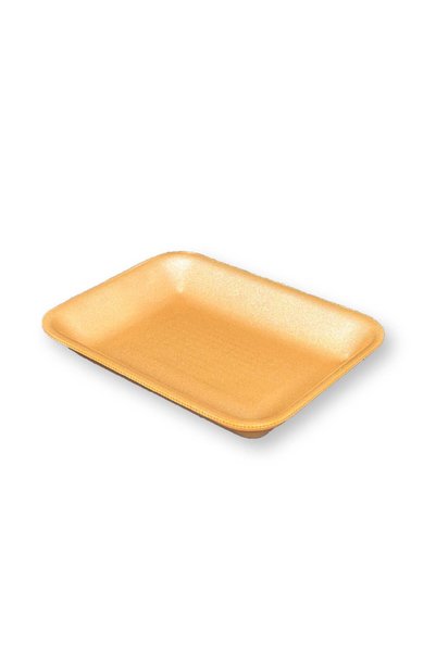 Home 250 Adet 500GR Turuncu Köpük Tabak Kap - Kasap Kabı Et Tabağı