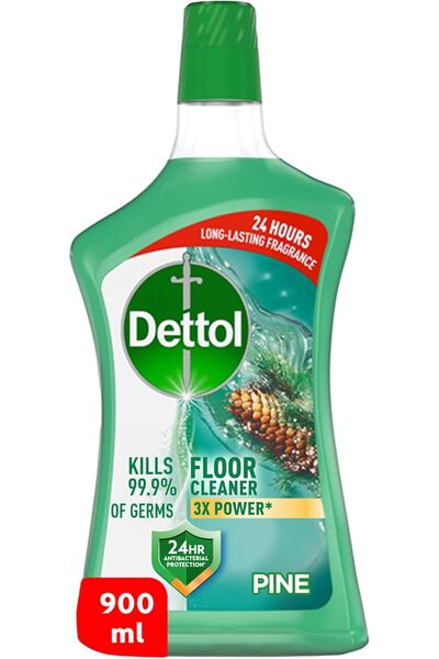 Dettol Powerful Antibacterial Floor Cleaner - Pine Scent, 900 ml