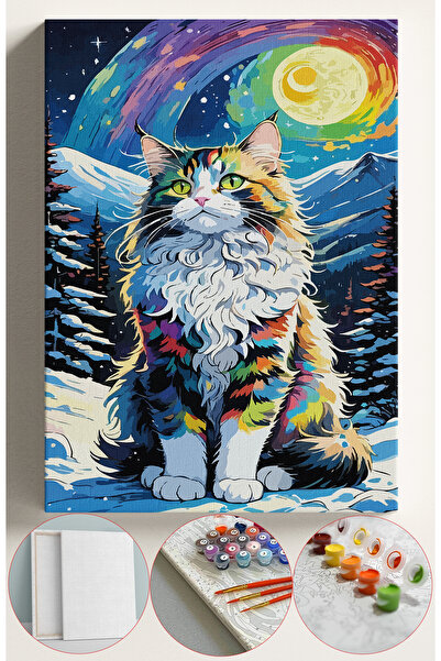 Sulepas Sayılarla Boyama Seti Numaralı Tuval Fırça Boya 40x50 Cm - SAMANYOLU ...