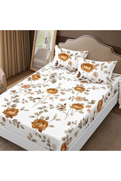 Pucioasa Finet duvet cover set + 2 pillowcases 160x200cm, Peonies
