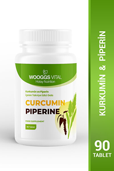Hotay Nutrition Wooggs Vital WOOGGS VİTAL KURKUMİN VE PİPERİN 90 TABLET