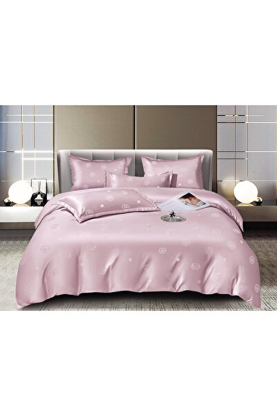 FIONNA.RO Satin Jacquard Underwear With Elastic - Pink Small Flowers