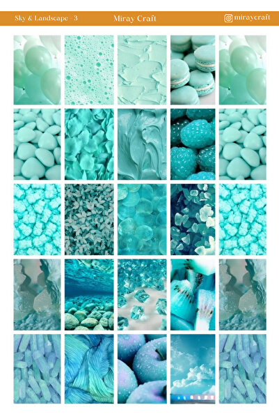 MirayDesign 1 komad nalepnice sa temom neba i pejzaža, dimenzija 12*17 cm, za...