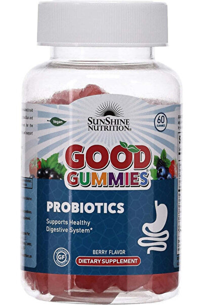 SUNSHINE التغذية الجيدة علكات البروبيوتيك 60 قطعة : 08561